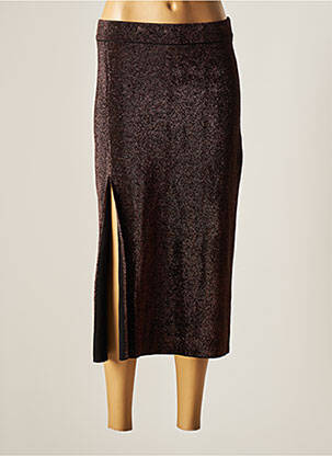 Jupe longue taille haute noir DEUX. BY ELINE DE MUNCK femme