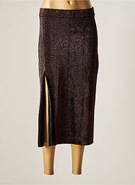 Jupe longue taille haute noir DEUX. BY ELINE DE MUNCK femme