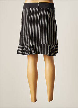 Jupe mi-longue taille haute noir KOCCA femme