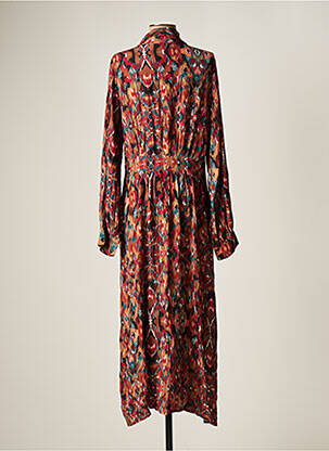 Robe longue manches longues manches longues marron DEUX. BY ELINE DE MUNCK femme