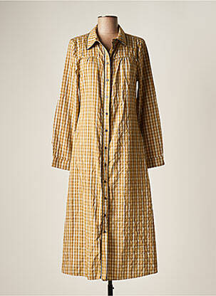 Robe mi-longue manches longues manches longues jaune LE FABULEUX MARCEL DE BRUXELLES femme