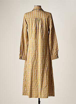 Robe mi-longue manches longues manches longues jaune LE FABULEUX MARCEL DE BRUXELLES femme