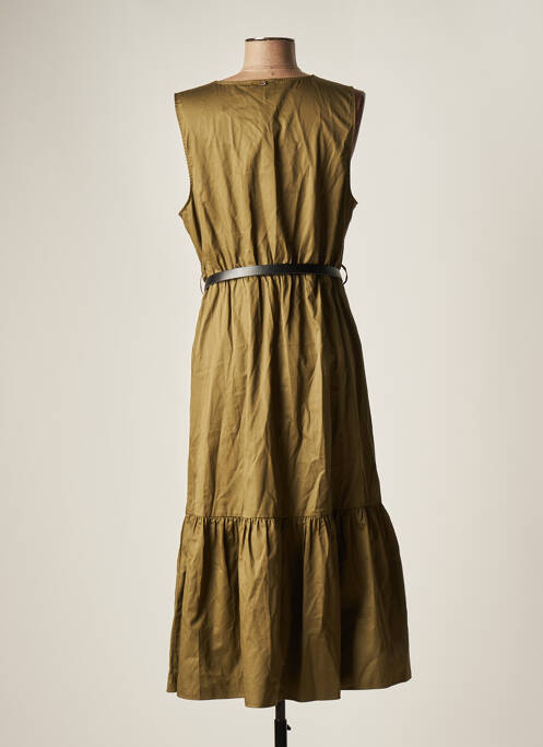 Robe mi-longue sans manche sans manche vert KOCCA femme