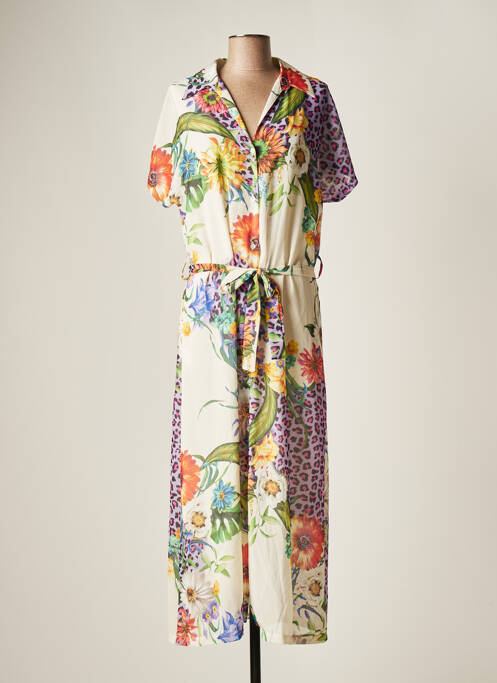 Robe longue blanc BELLITA pour femme