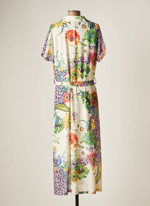 Robe longue blanc BELLITA pour femme