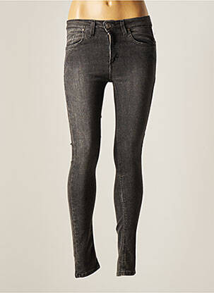 Jeans skinny gris ASTRID BLACK LABEL femme