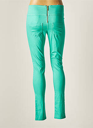 Pantalon slim vert PIECES femme