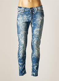 Jeans coupe slim bleu DE ANGELIS femme
