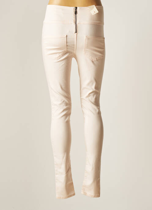 Pantalon slim rose PIECES pour femme