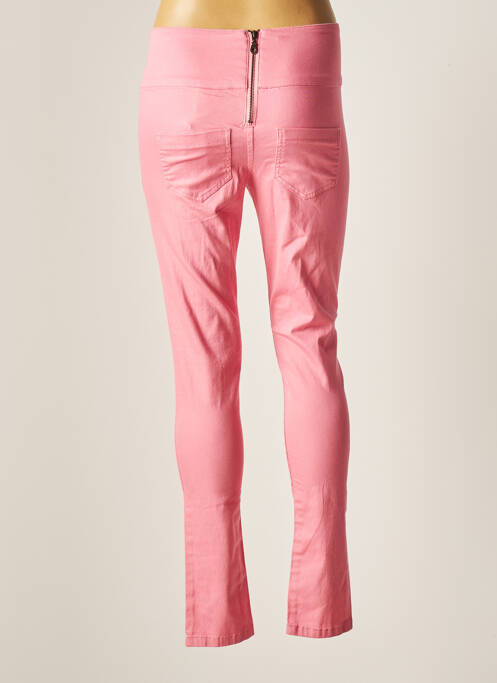 Pantalon slim rose PIECES pour femme