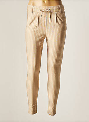 Pantalon slim beige ONLY femme