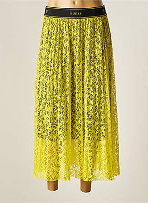 Jupe longue jaune GUESS femme