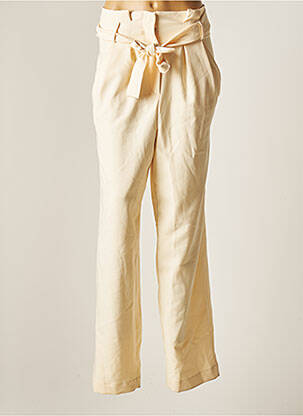 Pantalon large beige ASTRID BLACK LABEL pour femme