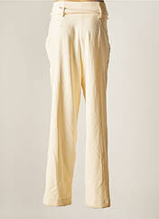 Pantalon large beige ASTRID BLACK LABEL pour femme seconde vue