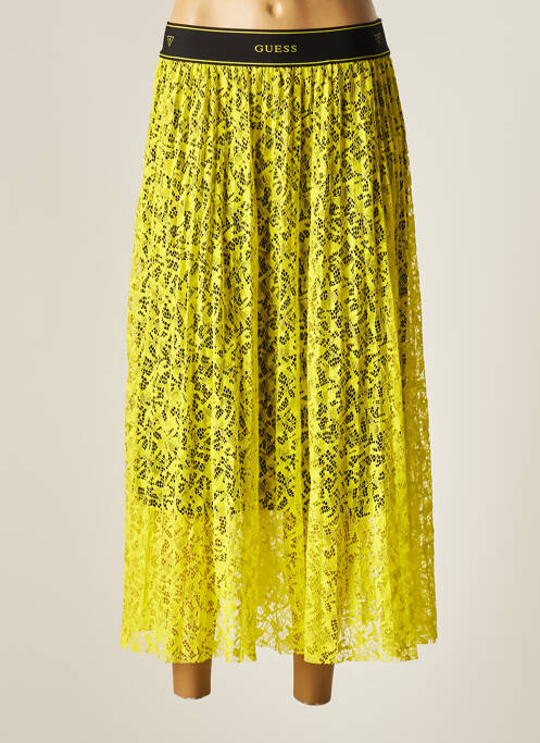 Jupe longue jaune GUESS femme