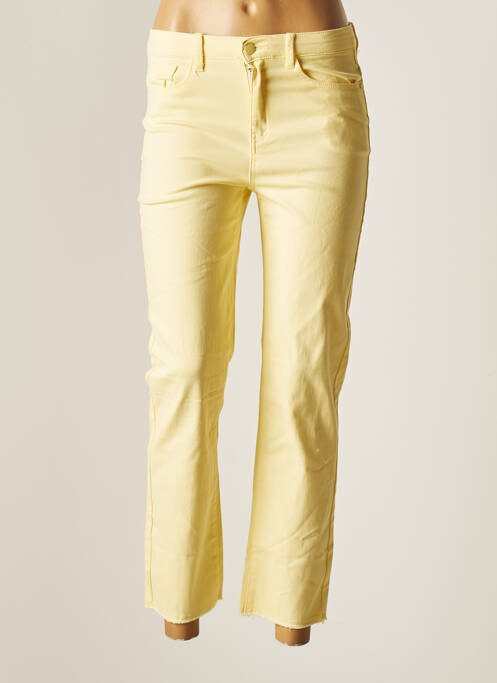 Pantalon 7/8 jaune JDY pour femme