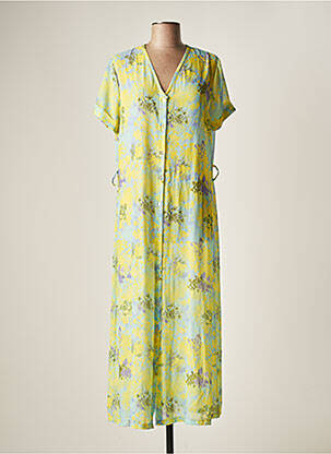 Robe longue jaune BELLITA femme