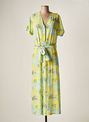 Robe longue jaune BELLITA femme