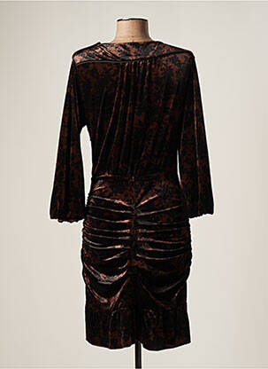 Robe mi-longue marron DEUX. BY ELINE DE MUNCK femme