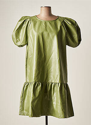 Robe mi-longue vert ONLY femme