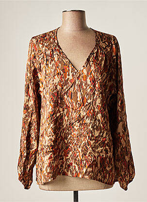 Blouse marron BELLITA femme