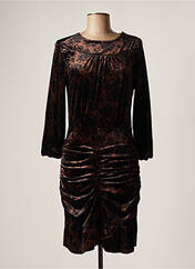 Robe mi-longue marron DEUX. BY ELINE DE MUNCK pour femme seconde vue