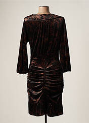Robe mi-longue marron DEUX. BY ELINE DE MUNCK pour femme seconde vue