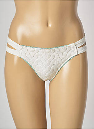 Bas de maillot de bain blanc SAPPH femme