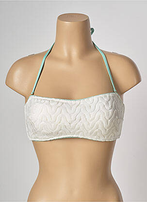Haut de maillot de bain blanc SAPPH femme