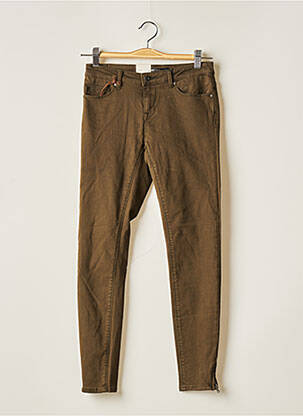 Pantalon slim vert ONLY femme