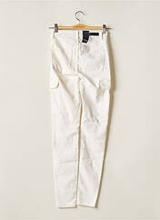 Pantalon slim blanc PIECES pour femme seconde vue