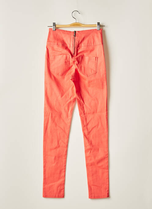 Pantalon slim rose PIECES pour femme