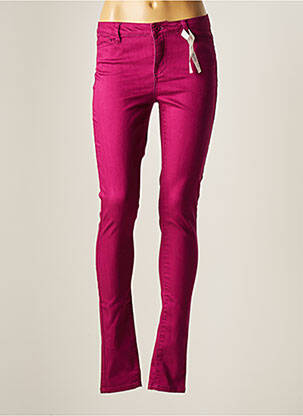 Pantalon slim violet VERO MODA femme