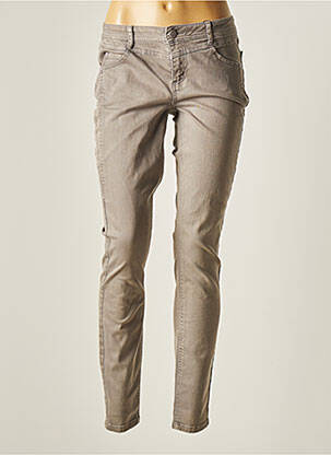 Jeans coupe slim gris STREET ONE femme