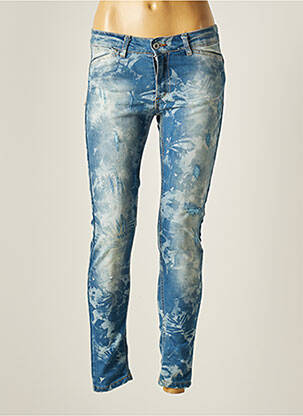 Jeans coupe slim bleu DE ANGELIS femme