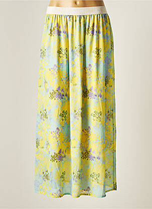 Jupe longue jaune BELLITA femme