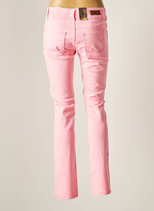 Jeans coupe slim rose LTB pour femme