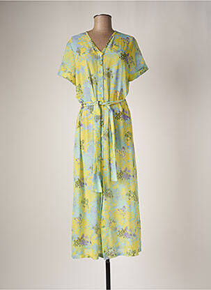 Robe longue jaune BELLITA femme