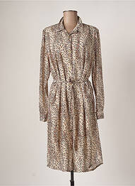 Robe mi-longue beige BELLITA femme