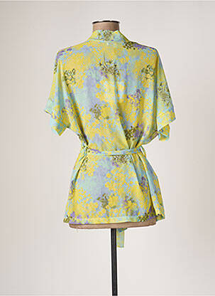 Veste kimono jaune BELLITA femme