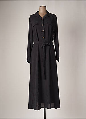 Robe longue noir BELLITA pour femme