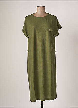 Robe mi-longue vert S.OLIVER pour femme