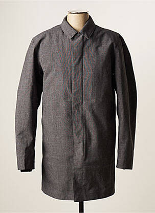 Imperméable sans capuche sans capuche gris SELECTED homme
