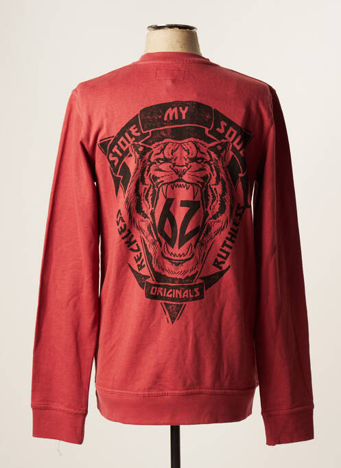 Sweat-shirt rouge SHINE pour homme
