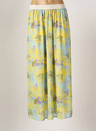 Jupe longue jaune BELLITA femme