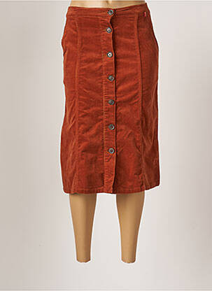 Jupe mi-longue marron LE FABULEUX MARCEL DE BRUXELLES femme