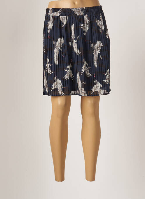 Jupe courte bleu ONLY femme