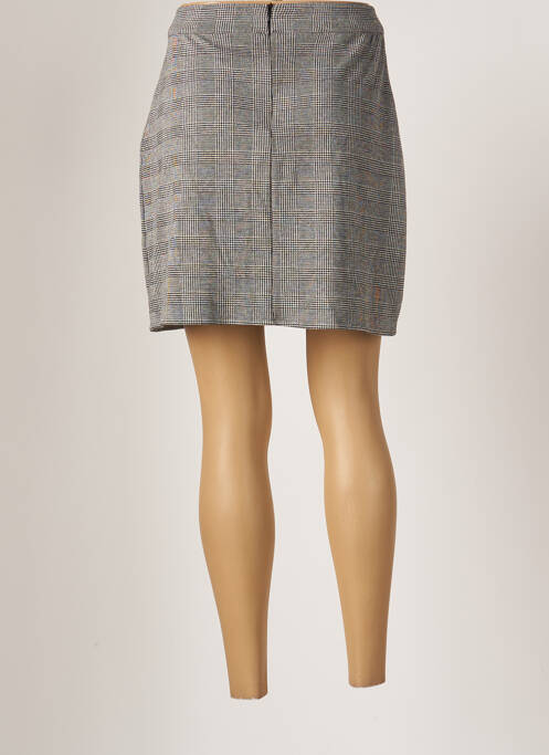 Jupe courte gris CEMI pour femme