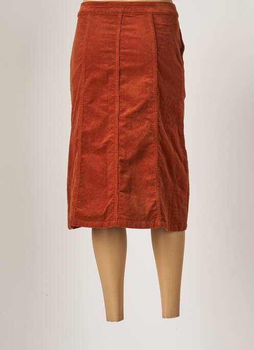 Jupe mi-longue marron LE FABULEUX MARCEL DE BRUXELLES pour femme