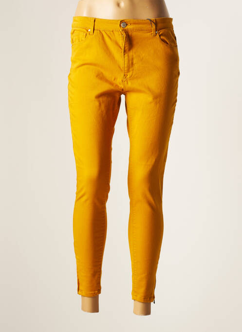 Pantalon slim jaune ONLY pour femme
